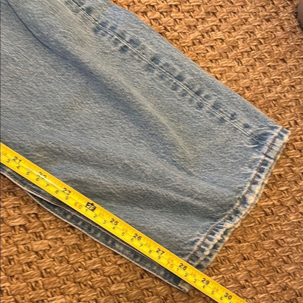 GRLFRND Blue Relaxed Fit Jeans with Distressed Details - Picture 12 of 12